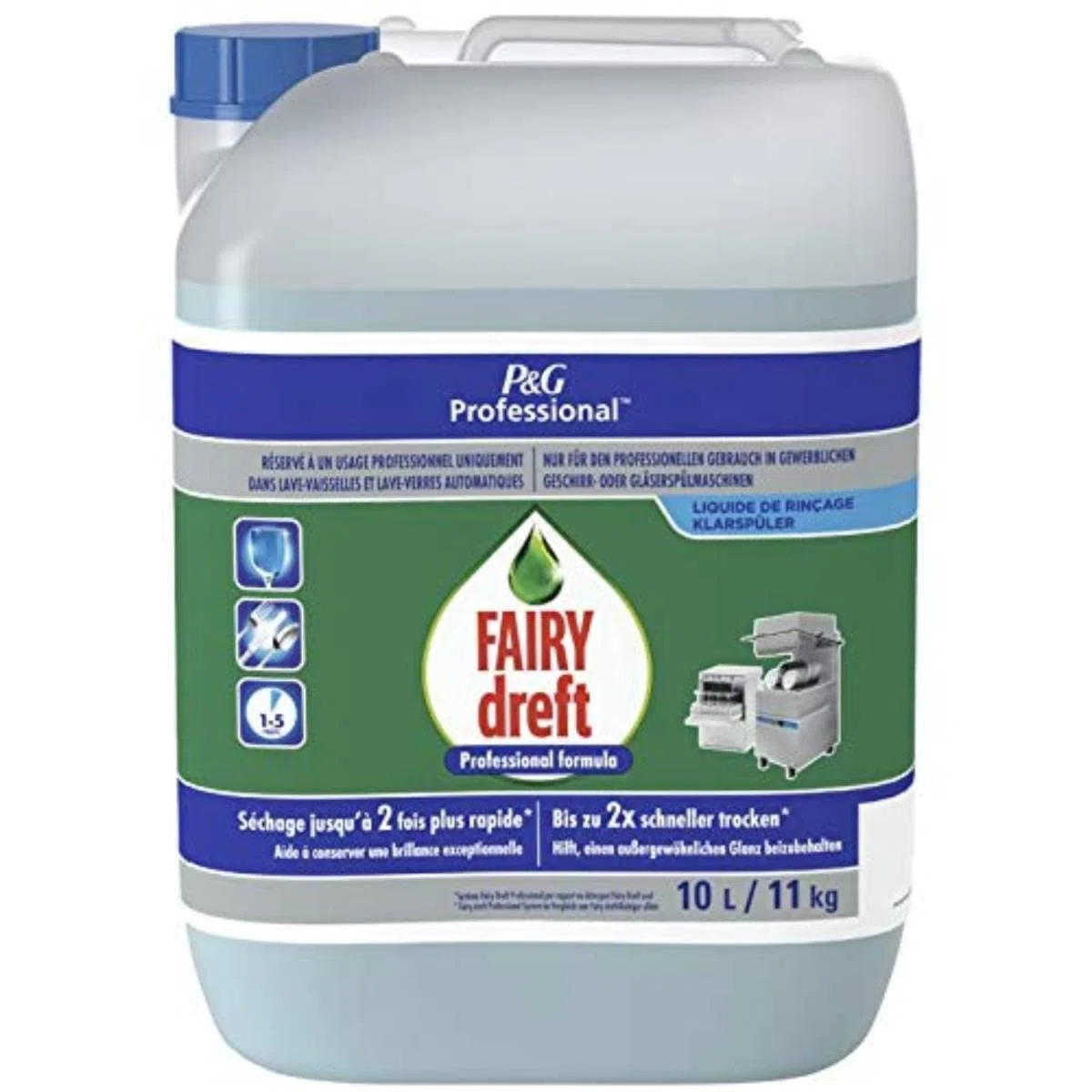 Dreft Fairy - Brillantante PGP Professionale - Tanica Da 10 Litri