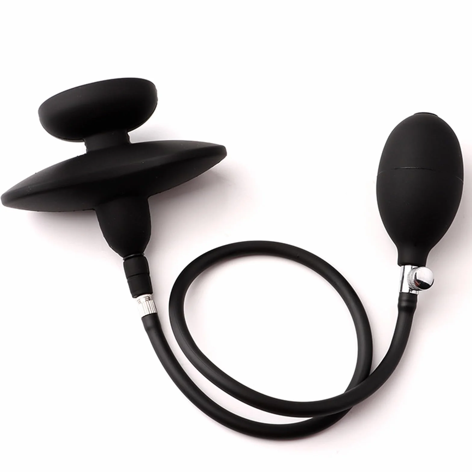 Bavaglio gonfiabile in silicone per BDSM fetish mouth gag ball