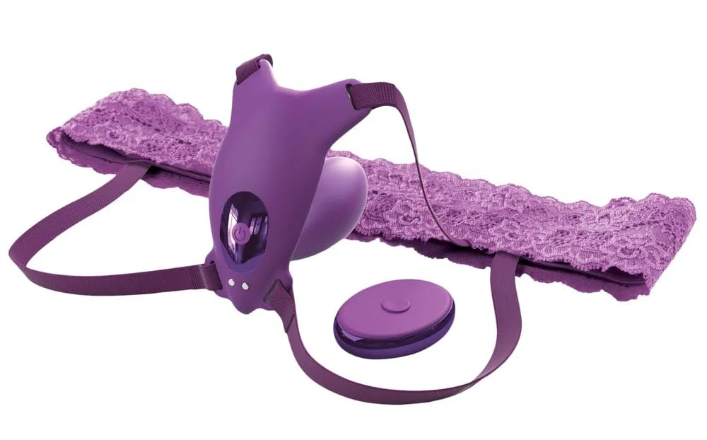 Pipedream Fantasy For Her Ultimate G-Spot Butterfly Strap-On Purple 10 cm