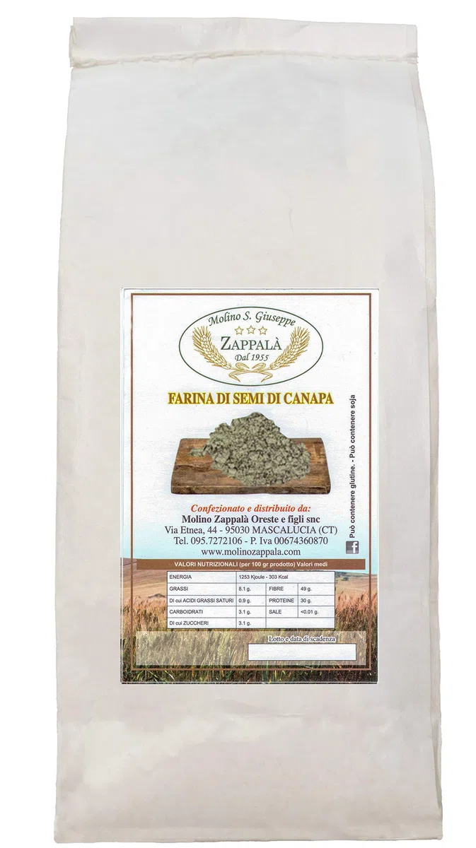5 Kg Farina di Semi di Canapa