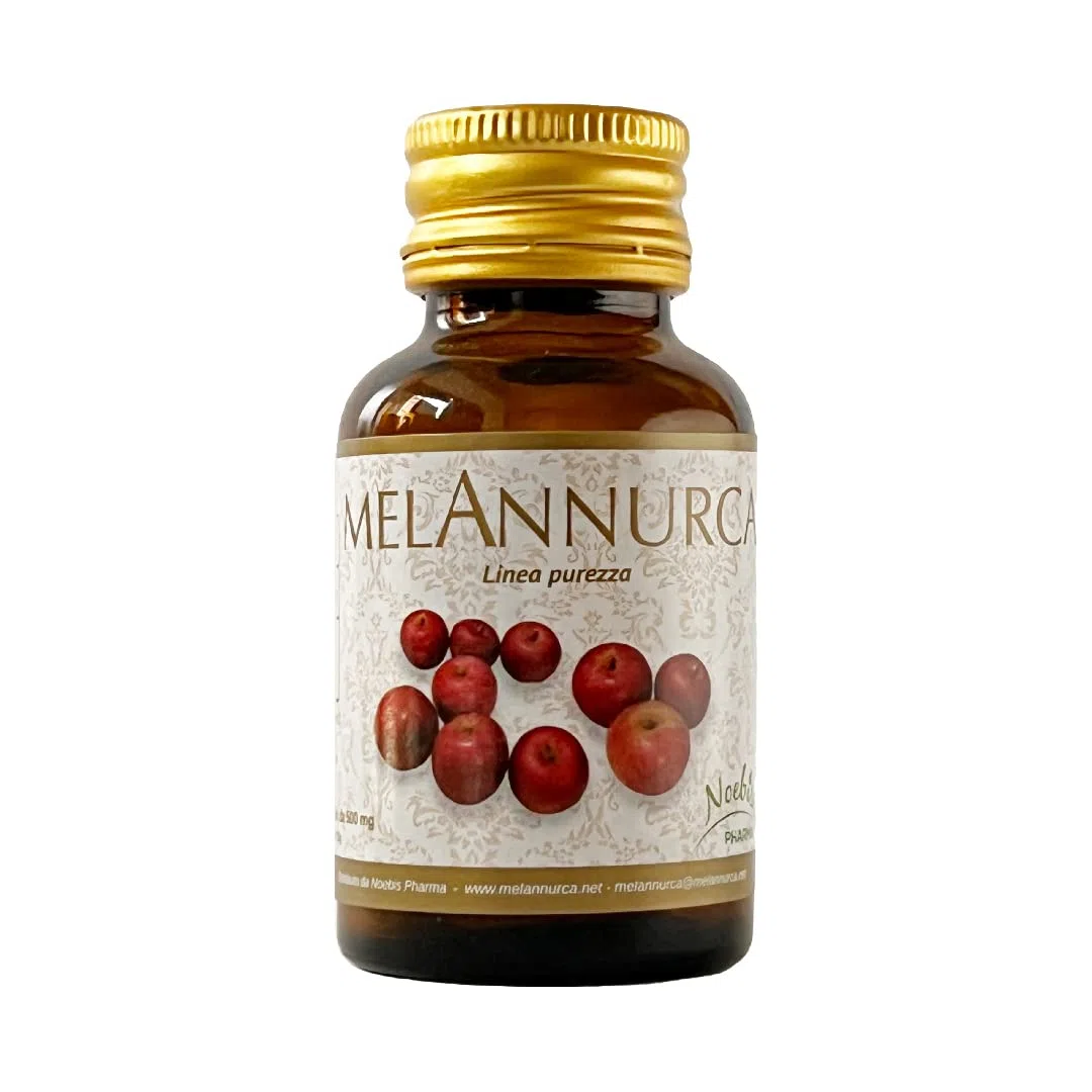 MELANNURCA - 30 CAPSULE - LA MELA DEL CUORE - con vero estratto di mela Annurca alleata della salute dei capelli | genuino naturale 100% alta qualità (Confezione da 4)