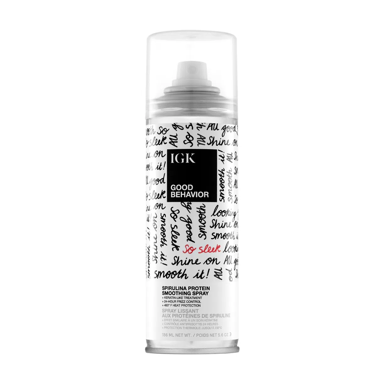 IGK Good Behavior Spirulina Smoothing Spray proteico
