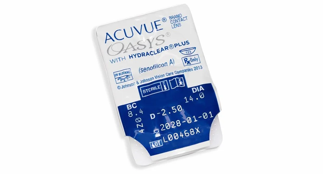 ACUVUE OASYS HYDRACLEAR PLUS Lenti a contatto quindicinali Protezione UV -5.50 BC 8.4 DIA 14.00 12 lenti