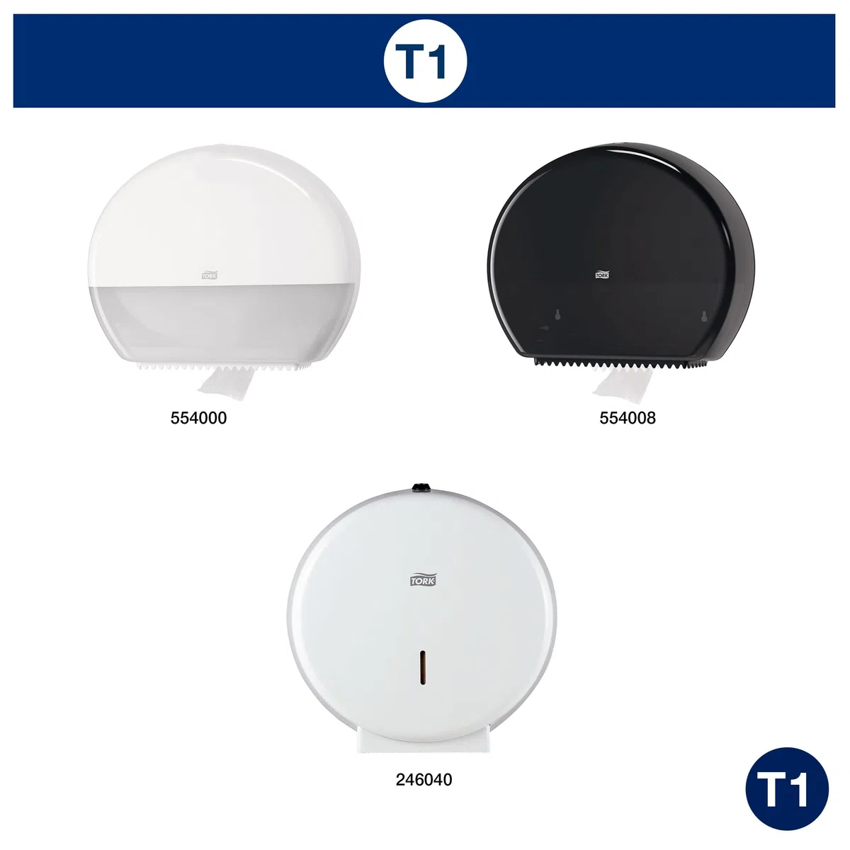 Tork 110273 Carta Igienica Jumbo Soft Premium, compatibile con sistema T1, 2 veli, 1 conf. x 6 rotoli (6 x 360 m), 1800 strappi x rotolo, bianco