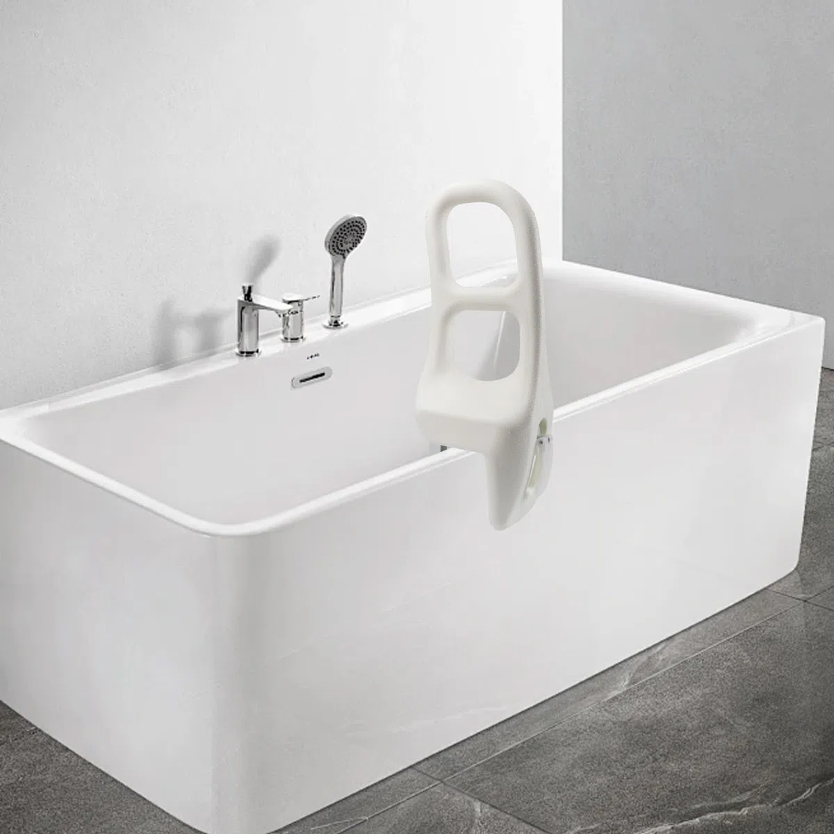 Maniglia Accesso Vasca Regolabile, Maniglione Vasca da Bagno Anziani, Maniglia di Sicurezza Antiscivolo per la Vasca, Per la Gravidanza Disabile e Gli, Fissaggio Portante Fino a 113 KG, 7-16 Cm