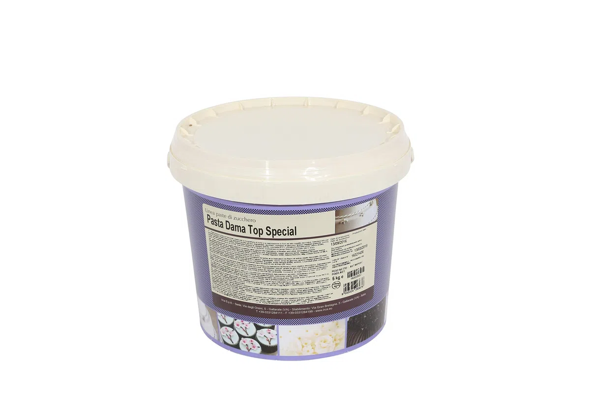 Irca Pasta di Zucchero Dama Top Special Bianca 5 kg