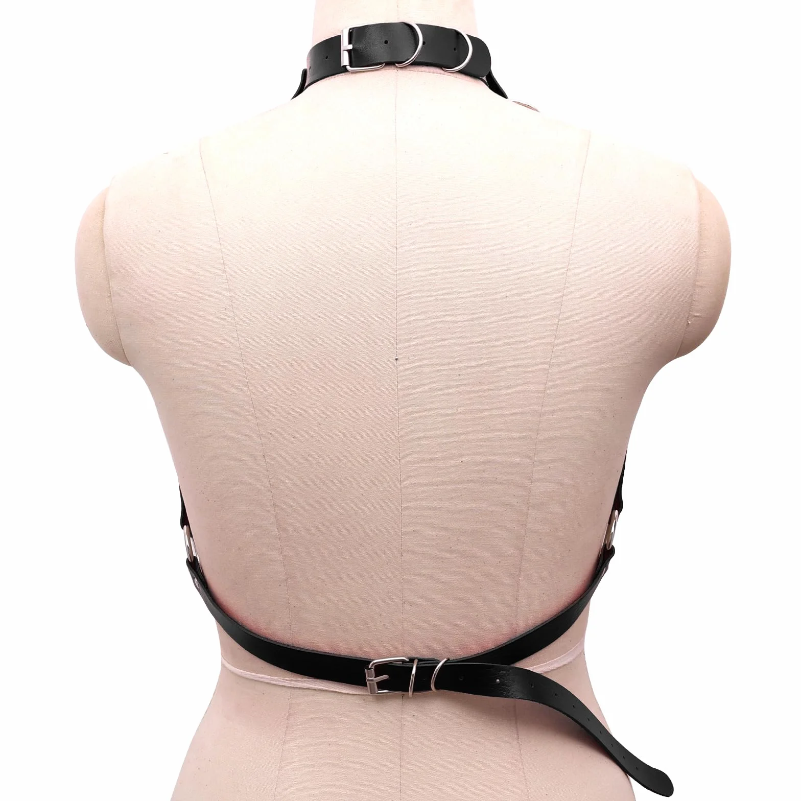 Reggiseno in pelle Cinghia Body Punk Gothic Halloween Accessori