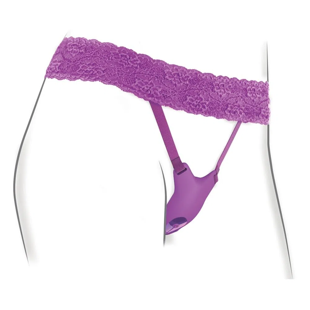 Pipedream Fantasy For Her Ultimate G-Spot Butterfly Strap-On Purple 10 cm