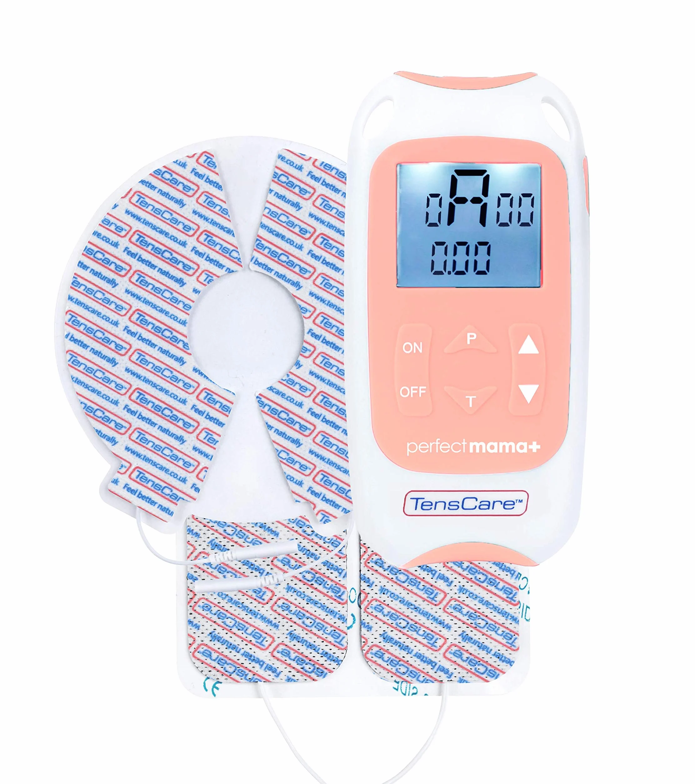 TensCare Perfect Mama+ - Sollievo dal dolore senza farmaci durante il travaglio utilizzando la tecnologia TENS. con registro del lavoro e timer di contrazione per aiutare a monitorare la progressione