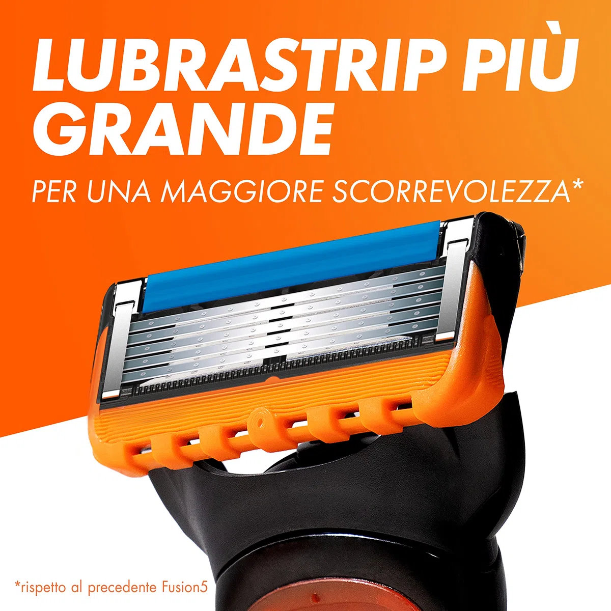 Gillette Lamette Gillette Fusion 5, 14 Lamette Da Barba Di Ricambio per Rasoio Barba Manuale Fusion5, da 5 Lame, Rasatura Scorrevole con Striscia Lubrificante, Fino a 1 Mese di Rasatura per Lametta