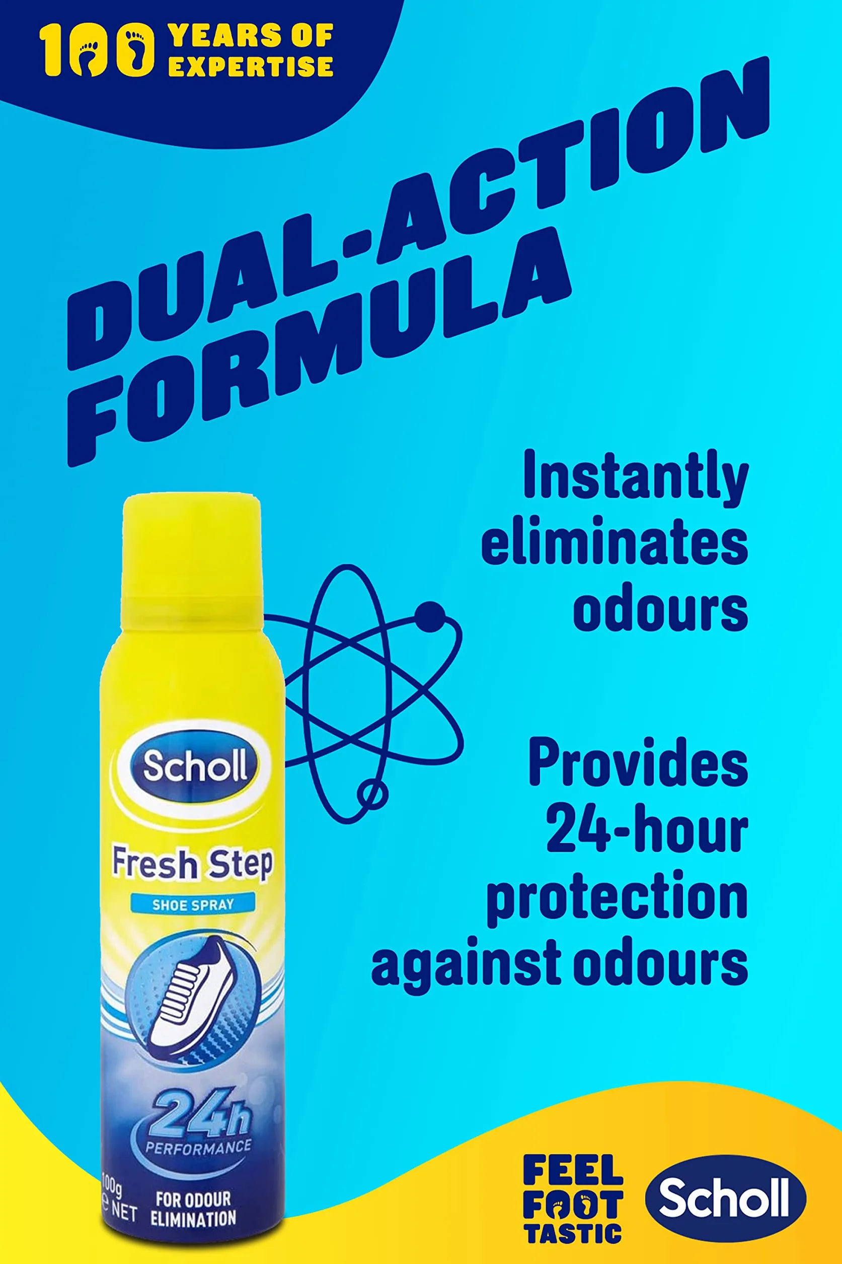 Scholl Fresh Step shoe spray 150 ml confezione da 4