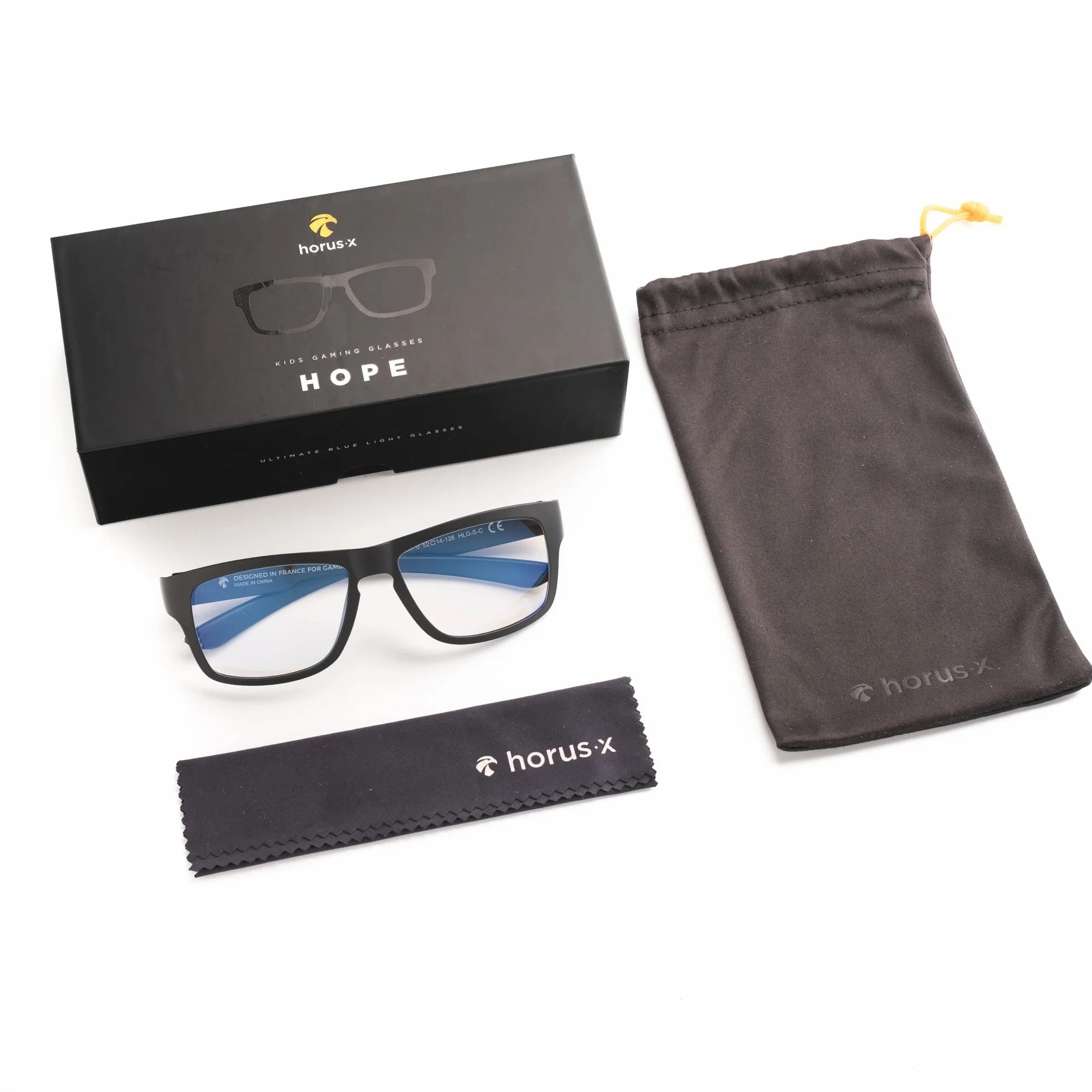 Horus X Occhiali anti luce blu per bambini da gaming Clear