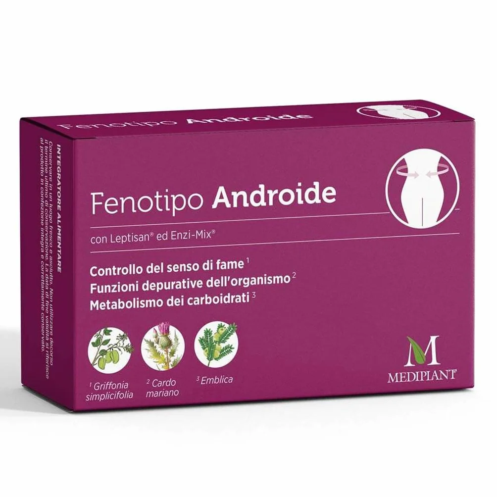 Fenotipo Androide 30 compresse, controllo fame, funzioni depurative, metabolismo carboidrati
