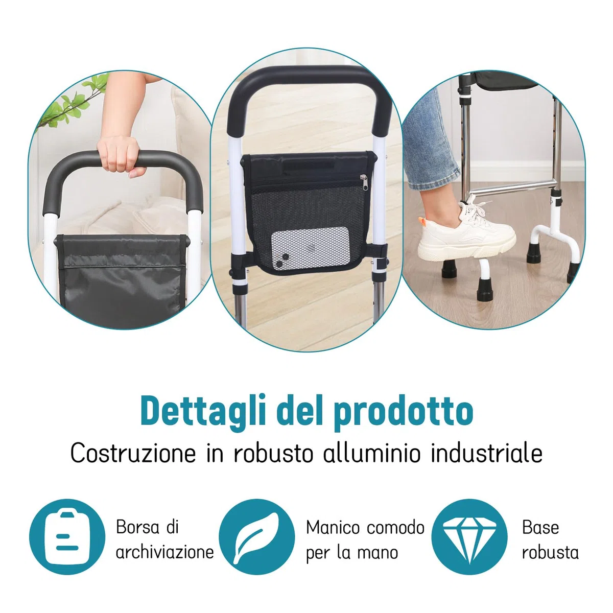 Aiuto per alzarsi per anziani – Aiuto per alzarsi dal letto, pavimento del bagno e divano – Aiuto per stare in piedi stabilità