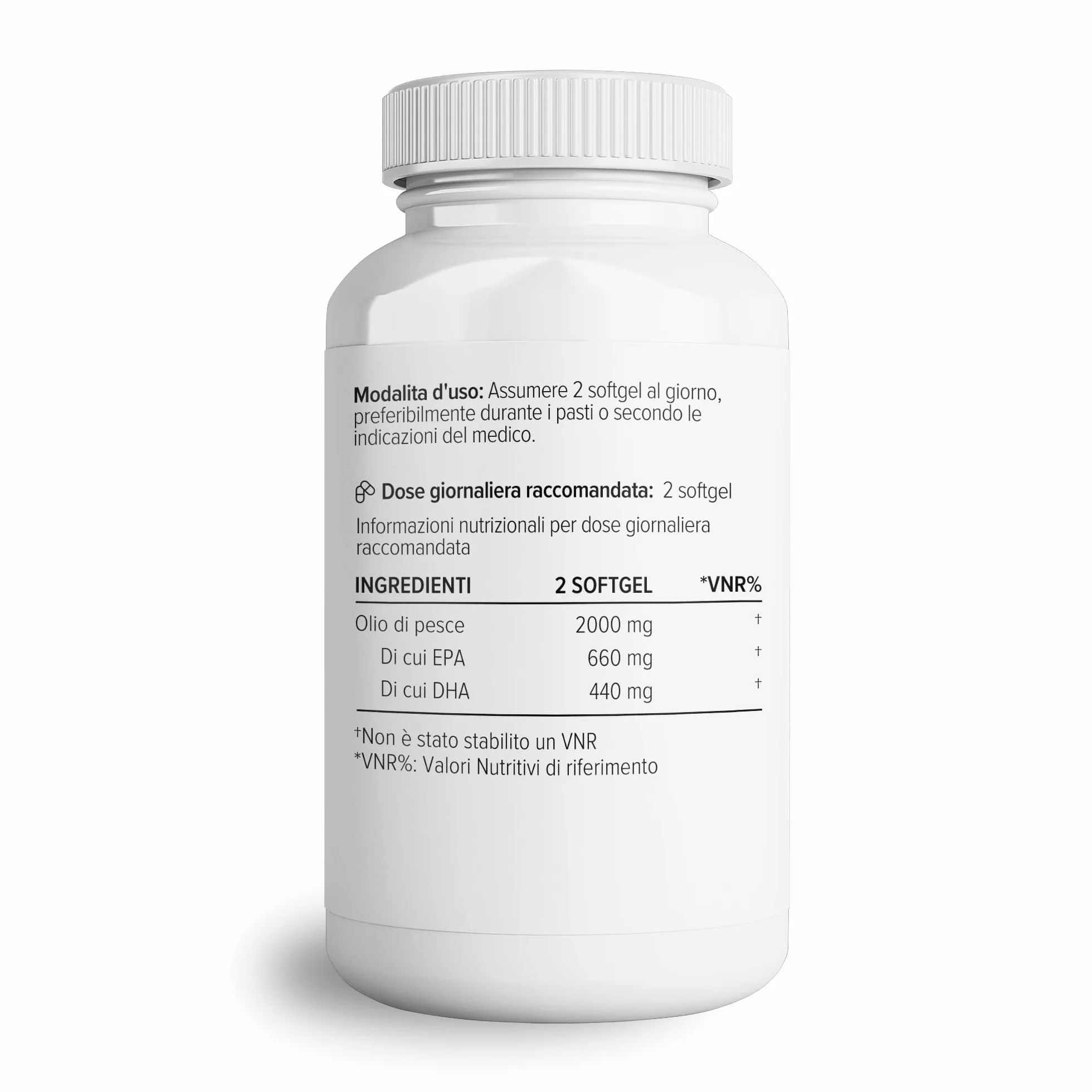 Theonia olio di pesce omega 3 puro 2000mg con vitamina E - EPA + DHA - Supporta cuore, articolazioni, cervello e sistema immunitario - 60 capsule morbide