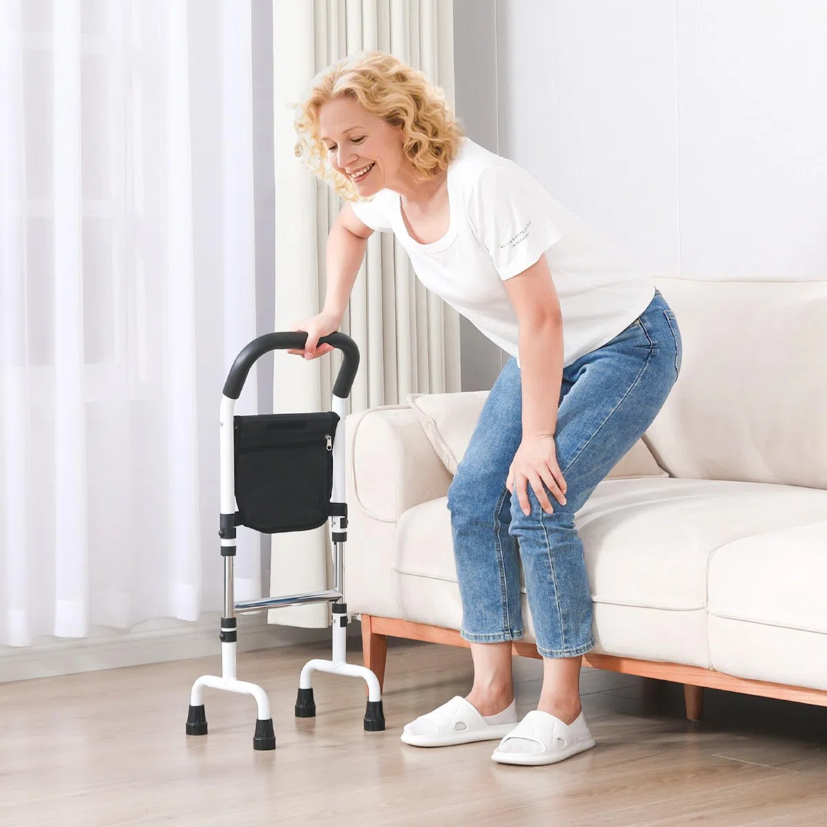 Aiuto per alzarsi per anziani – Aiuto per alzarsi dal letto, pavimento del bagno e divano – Aiuto per stare in piedi stabilità