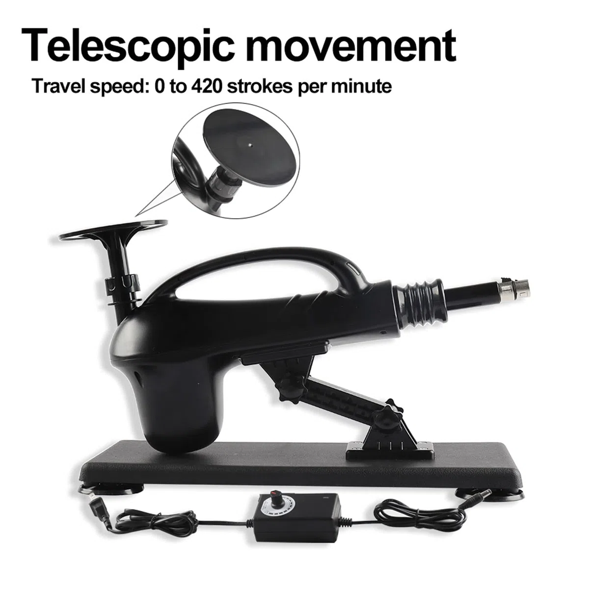 Fredorch Nuovo Upgrad Sexmachine Automatico, 3XLR Plug Fucking Machine, Accessori per il sesso Dildo Penis con velocità regolabile Love Machine