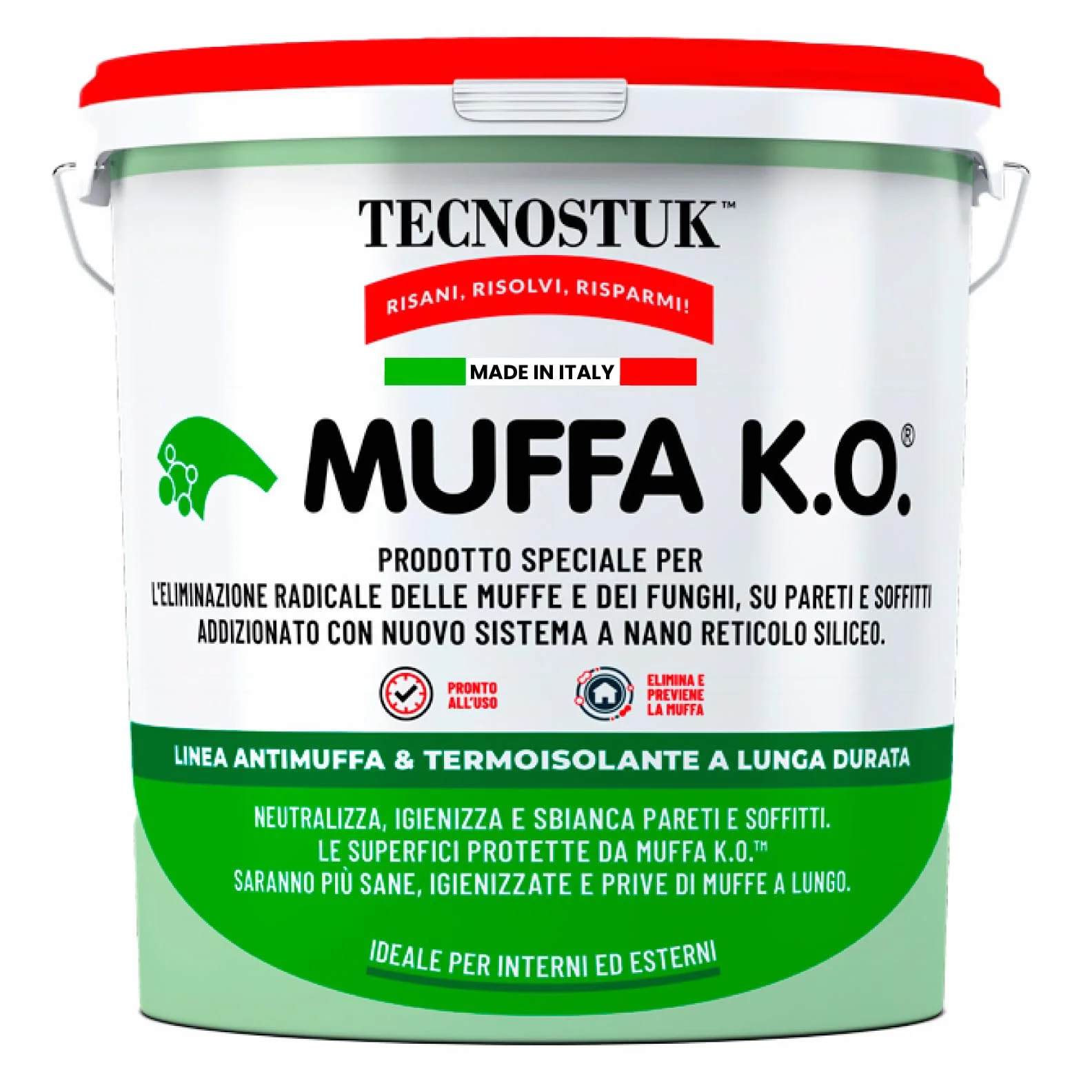 Tecnostuk Muffa K.O. Fondo Antimuffa Igienizzante 1L do ścian i sufitów