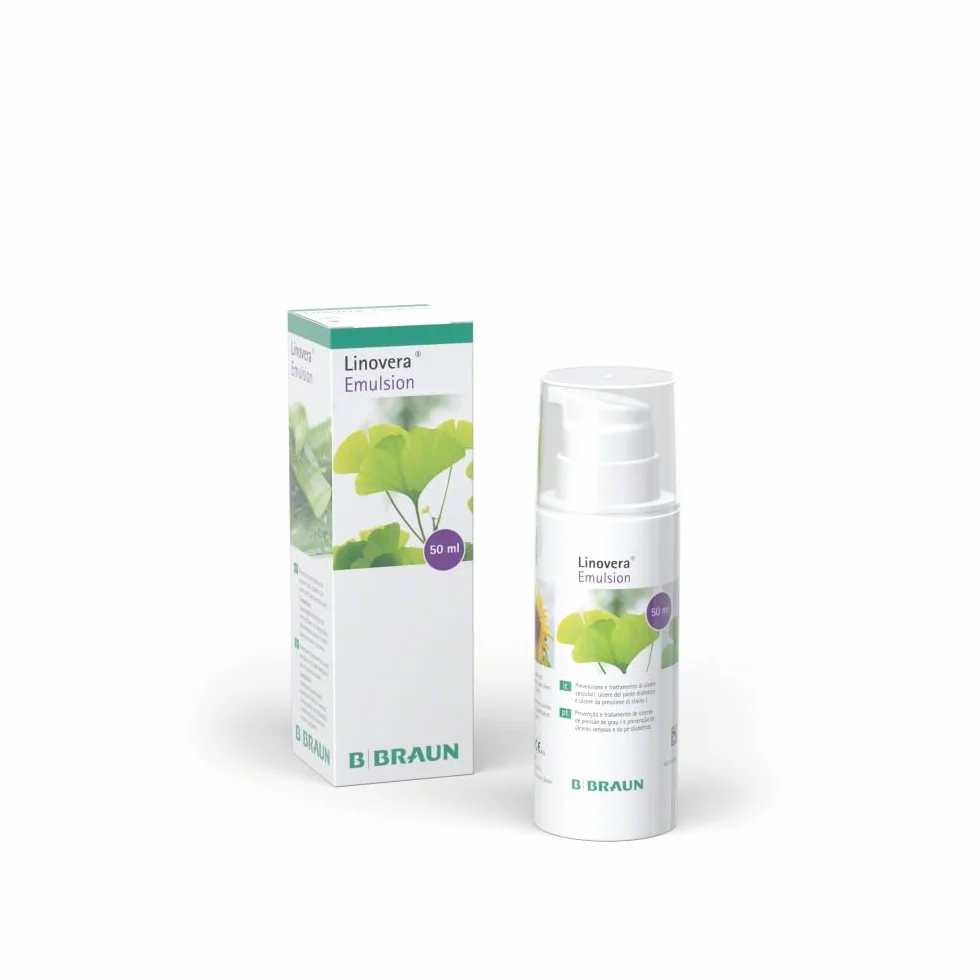 BBraun Linovera Emulsion, 50ml, prevenzione ulcere vascolari diabetiche da pressione
