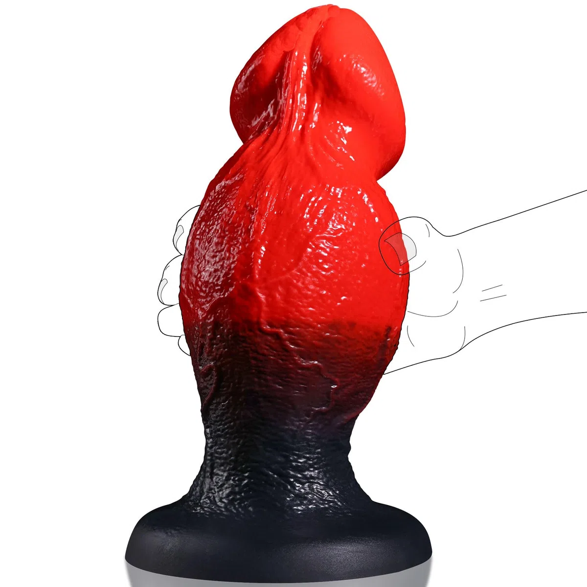 27cm Plug Anale Gigante Mostro Fantasy, 9.4cm Diametro Dildos Extra Large Con Due Noduli Per Dilatazione Anale, Dildo Anal Silicone Spesso XXL Con Ventosa, Giocattolo Sessuale Dildo Per Uomini e Donne