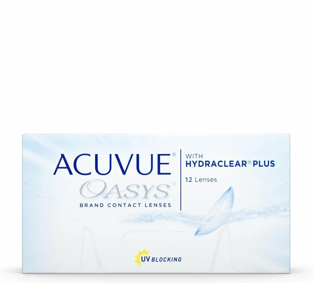 ACUVUE OASYS HYDRACLEAR PLUS Lenti a contatto quindicinali Protezione UV -5.50 BC 8.4 DIA 14.00 12 lenti