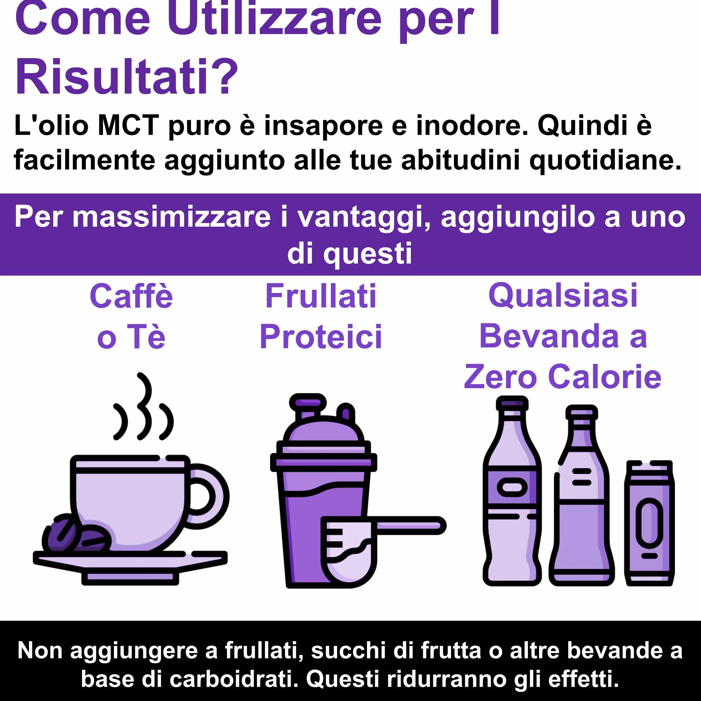 Olio MCT puro Ketosource® C8 C10 500ml - Supporta cheto, vegano, senza glutine