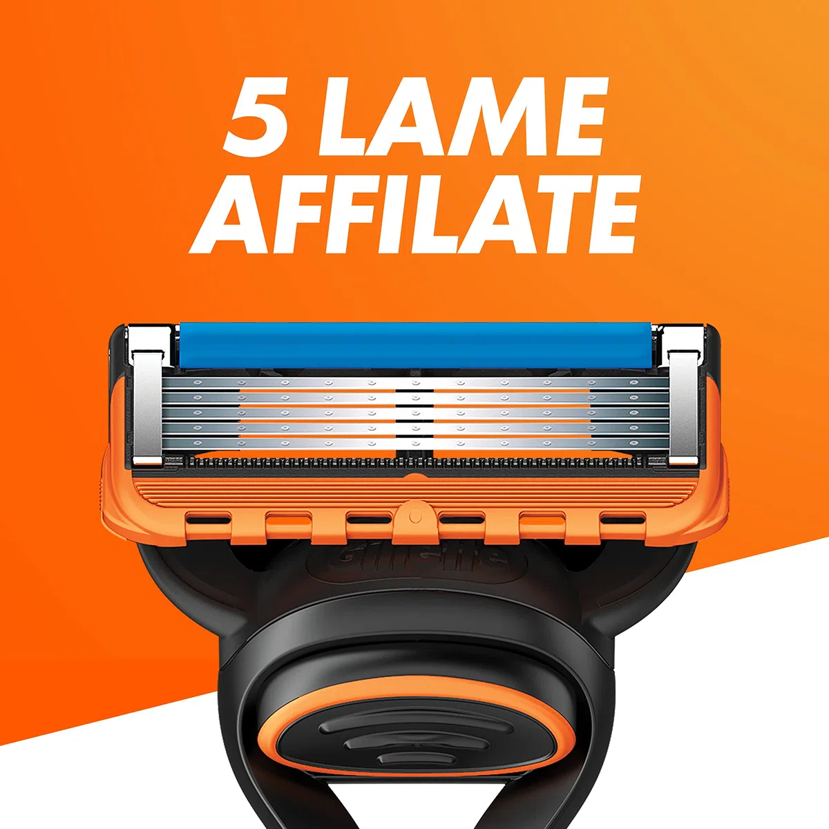 Gillette Lamette Gillette Fusion 5, 14 Lamette Da Barba Di Ricambio per Rasoio Barba Manuale Fusion5, da 5 Lame, Rasatura Scorrevole con Striscia Lubrificante, Fino a 1 Mese di Rasatura per Lametta