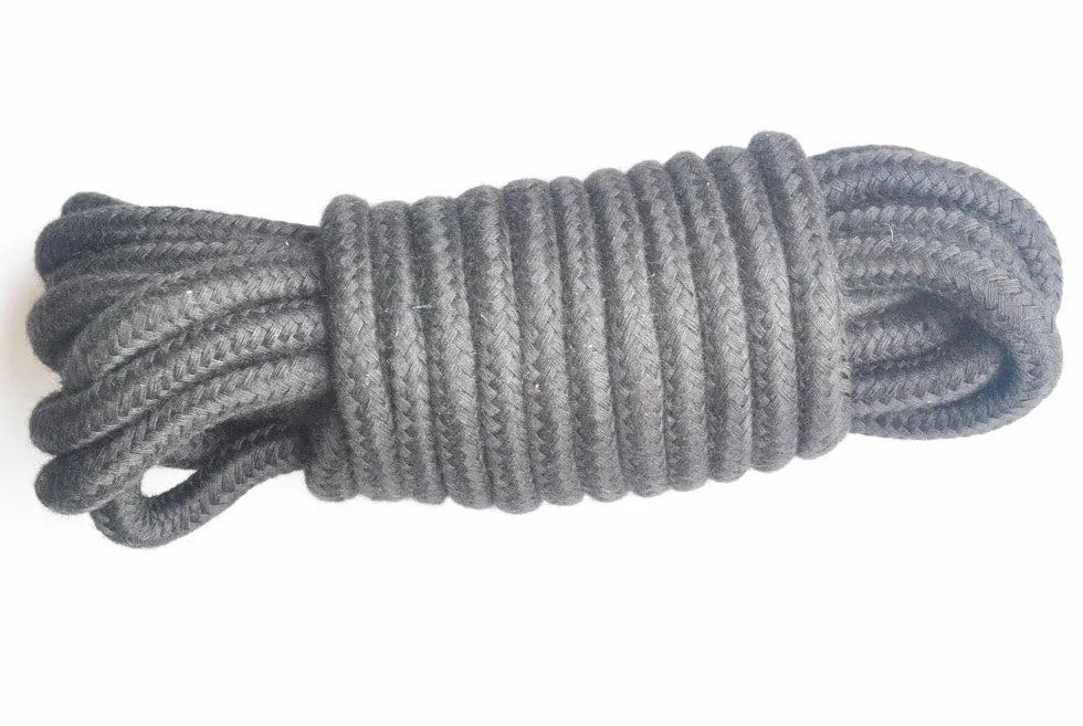 BONDAGERIE® Kit Starter Completo 8 Pezzi: Manette, Collare con Guinzaglio, Paletta, Pinze, Corda, Sacco in Raso