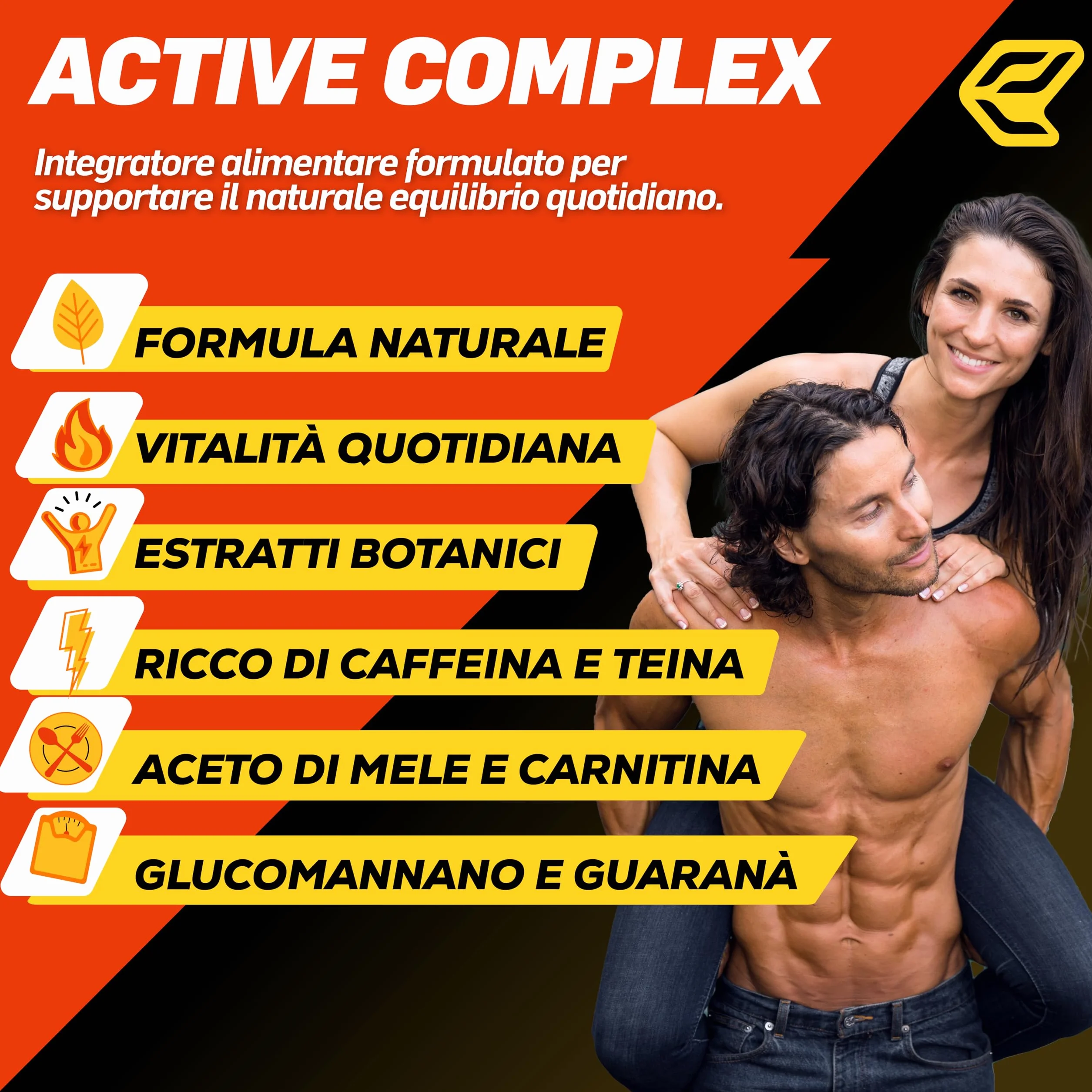 Italian Elite Elite Extreme 120 Capsule Integratore Alimentare Caffeina Tè Verde Carnitina Glucomannano Aceto di Mele Guaranà Energia Focus