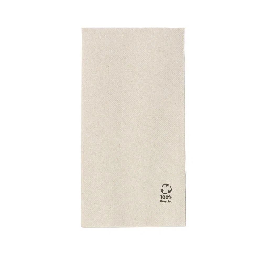 BIOZOYG Premium Tovaglioli carta 25 x 25cm carta riciclata non sbiancata I scuri 2 strati I Tovaglioli gastronomia piega 1/4 I tovaglioli ristorazione I tovaglioli feste ospiti 3000 pezzi