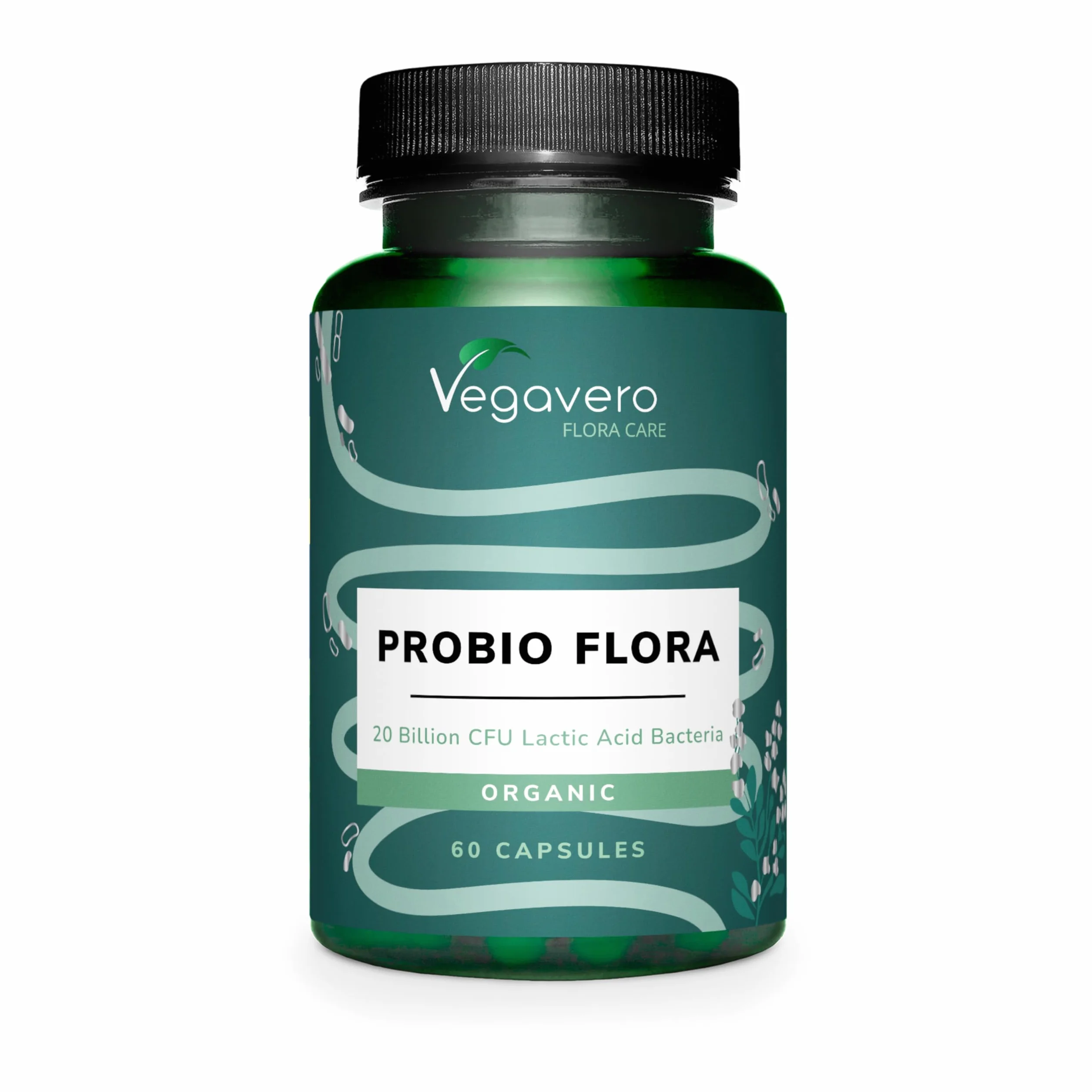 Vegavero Fermenti Lattici Probiotici BIO 60 capsule Gastroresistenti per Flora Intestinale