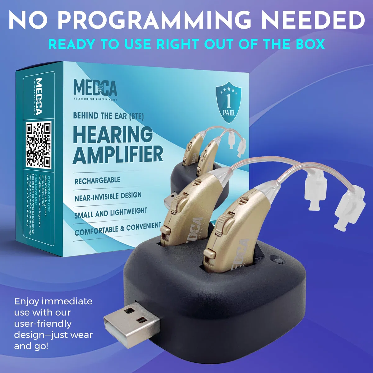 MEDca Premium Active Modello "JH-339G" per sport e attività all'aperto, (Oro)