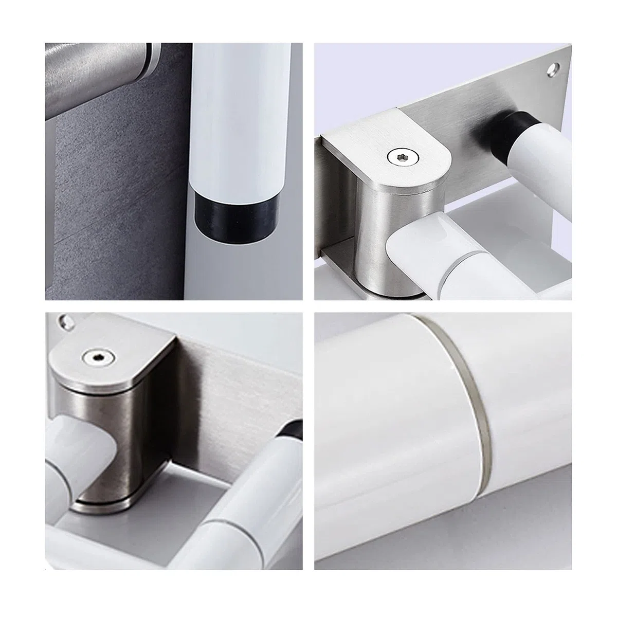 Maniglione per WC, Antiscivolo Maniglione di Sicurezza per Bagno Montaggio a parete Pieghevole Accessori Bagno per WC per bambini anziani disabili e gravidanza (Carico fino a 150 kg (330 libbre))