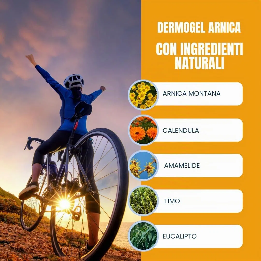 QKnatur Gel Crema all’Arnica Montana 300 ml – Effetto Freddo Intenso per Sollievo Muscolare e Articolare – Alta Concentrazione di Arnica, Calendula e Hamamelis