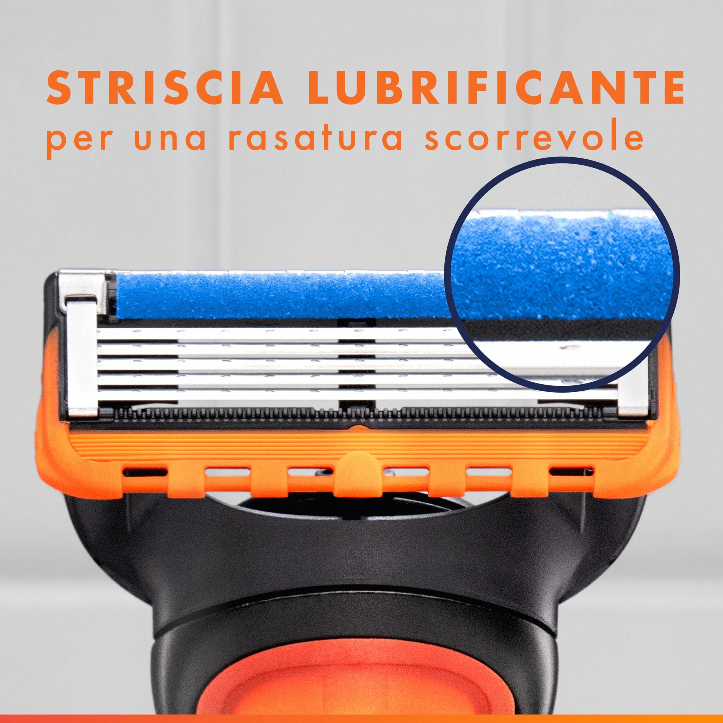 Gillette Fusion5 12 Lamette di Ricambio per Rasoio Barba Manuale, con Striscia Lubrificante e 6 Lame