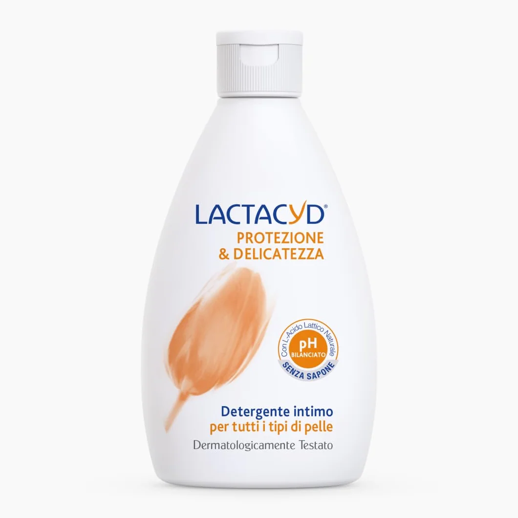 Lactacyd Detergente Intimo Protezione & Delicatezza 6x300 ml Senza Sapone