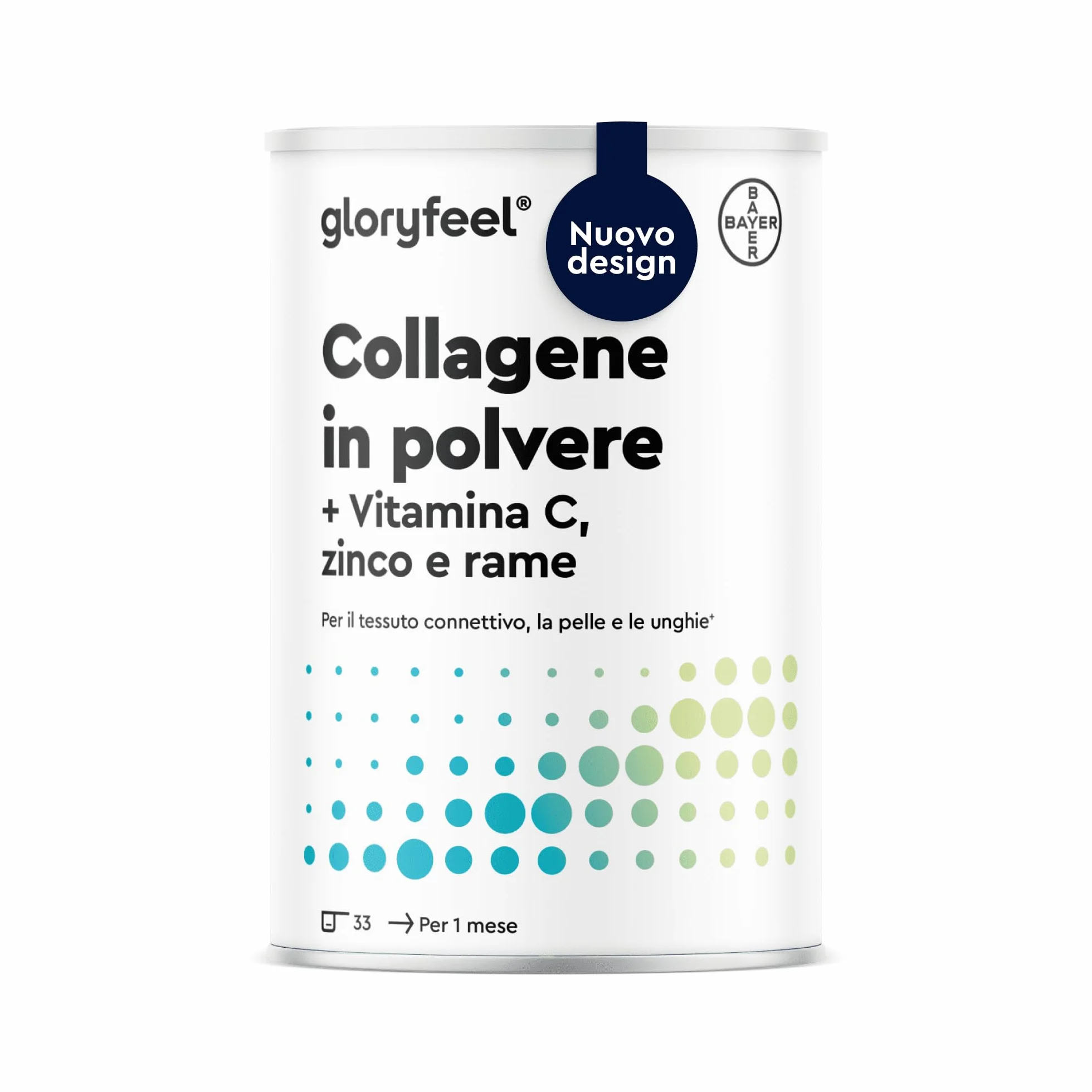 Collagene in Polvere GELITA AG 500 g 12500 mg Peptidi di Collagene con Vitamina C Antiossidante