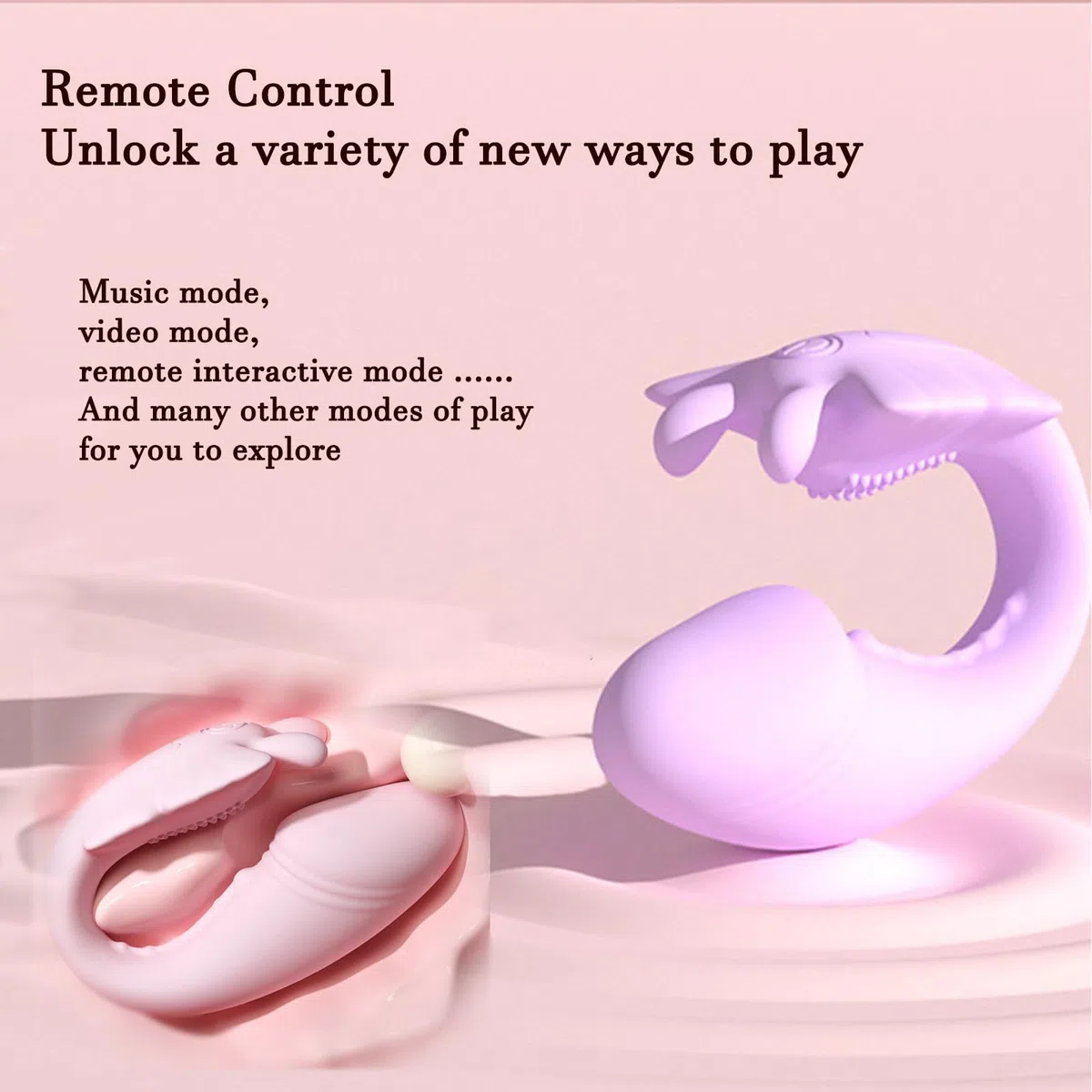 AMAZBEE Giocattolo per adulti per le donne indossabili giocattolo del sesso App Wireless telecomando indossabile Consoladores Farfalla Vibratore Massaggiare il g-Spot (Purple)