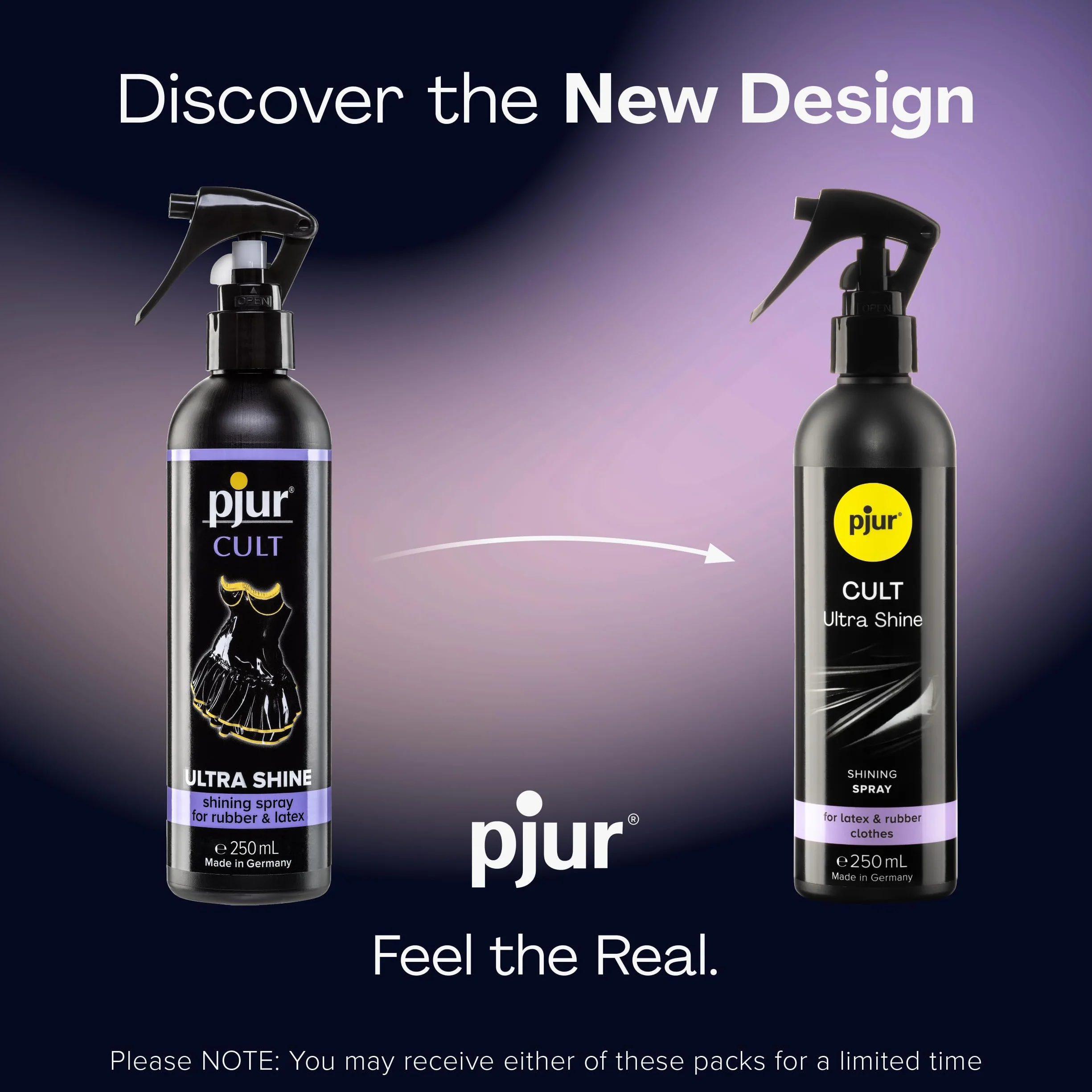 pjur CULT Ultra Shine 250ml - Środek do pielęgnacji lateksu i gumy