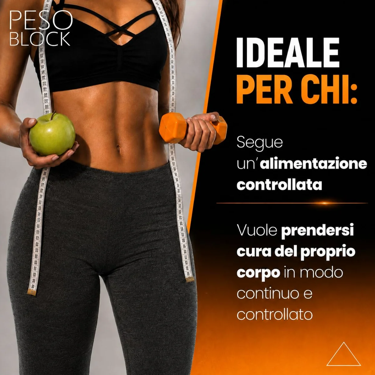 Peso Block Integratore Supporto Dieta con Piperina, Colina, Carnitina, Nopal e Garcinia 120 Capsule