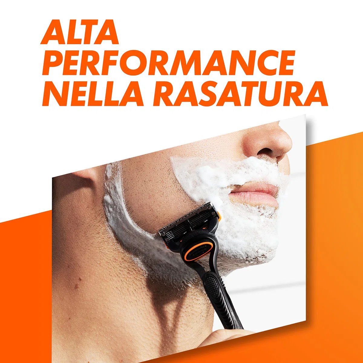 Gillette Lamette Gillette Fusion 5, 14 Lamette Da Barba Di Ricambio per Rasoio Barba Manuale Fusion5, da 5 Lame, Rasatura Scorrevole con Striscia Lubrificante, Fino a 1 Mese di Rasatura per Lametta