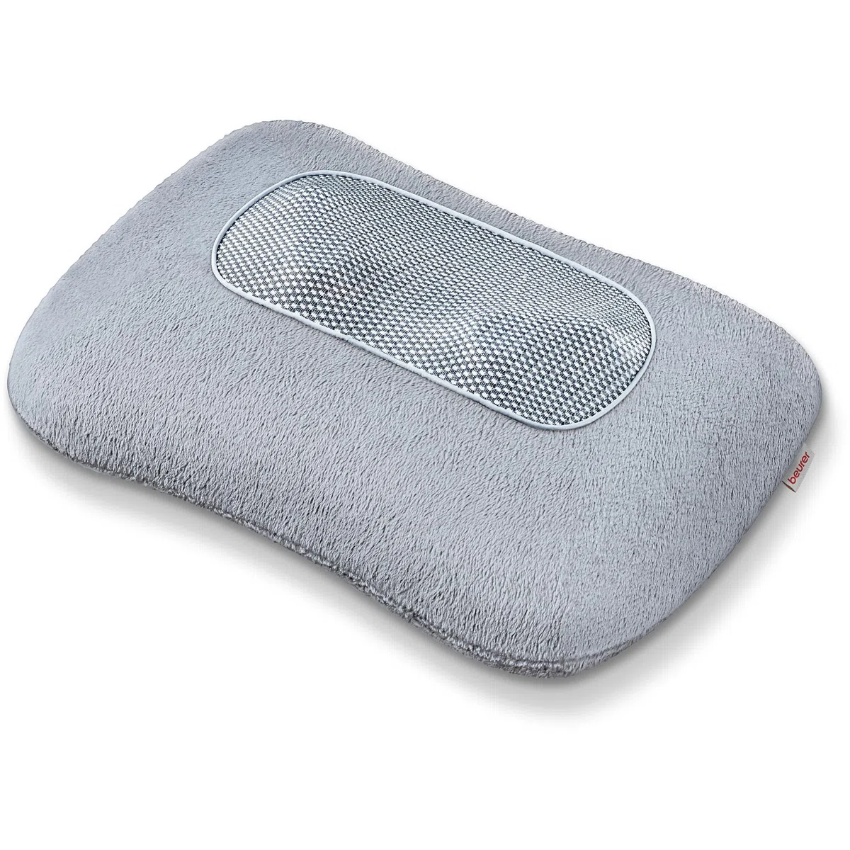 Beurer MG 145 cuscino massaggiante, massaggiatore schiena collo per massaggio shiatsu rilassante, funzione riscaldante, copertura lavabile, 4 testine massaggianti, grigio