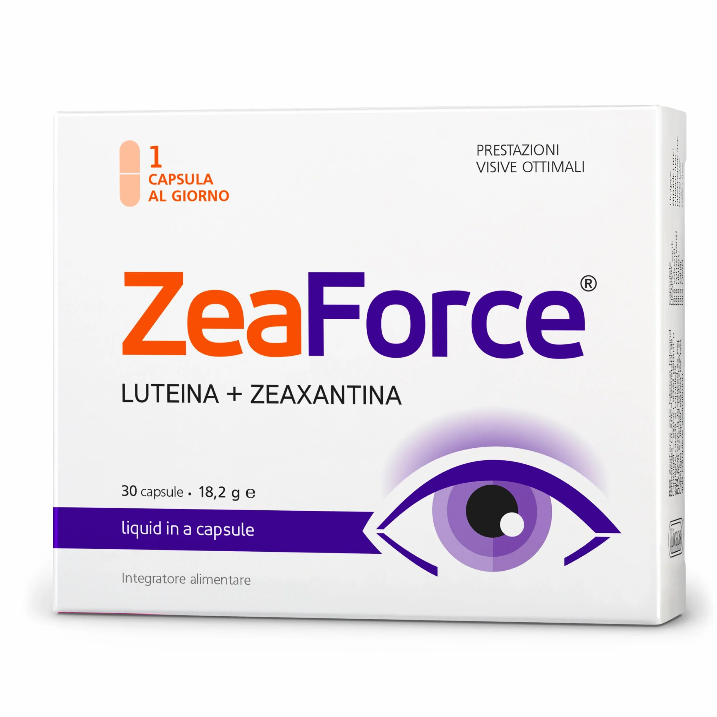 Formula liquida concentrata ad azione multidirezionale per prestazioni visive ottimali