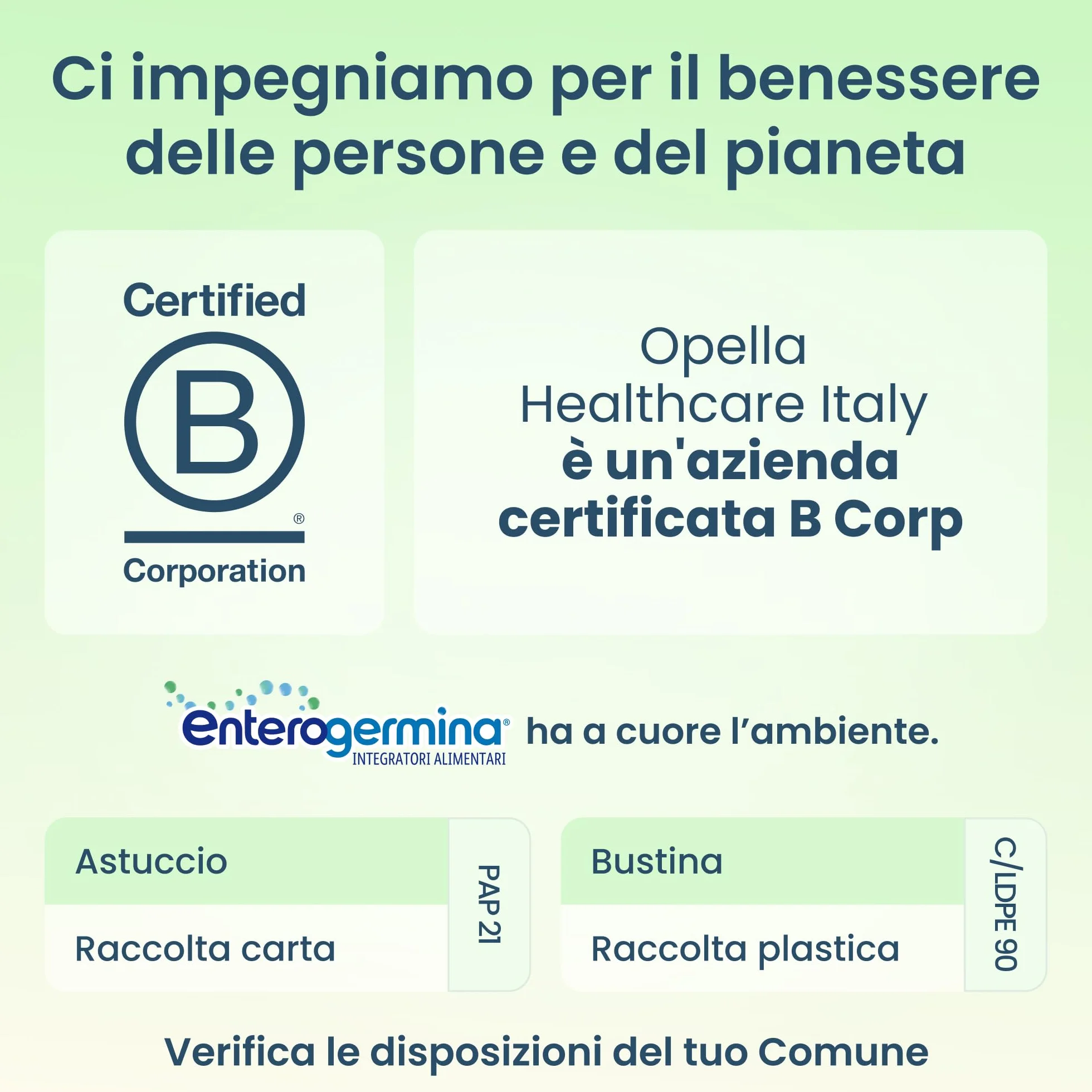 Enterogermina Gonfiore Probiotici Prebiotici Adulti Integratori Enzimi Digestivi Estratti Vegetali 40 Bustine