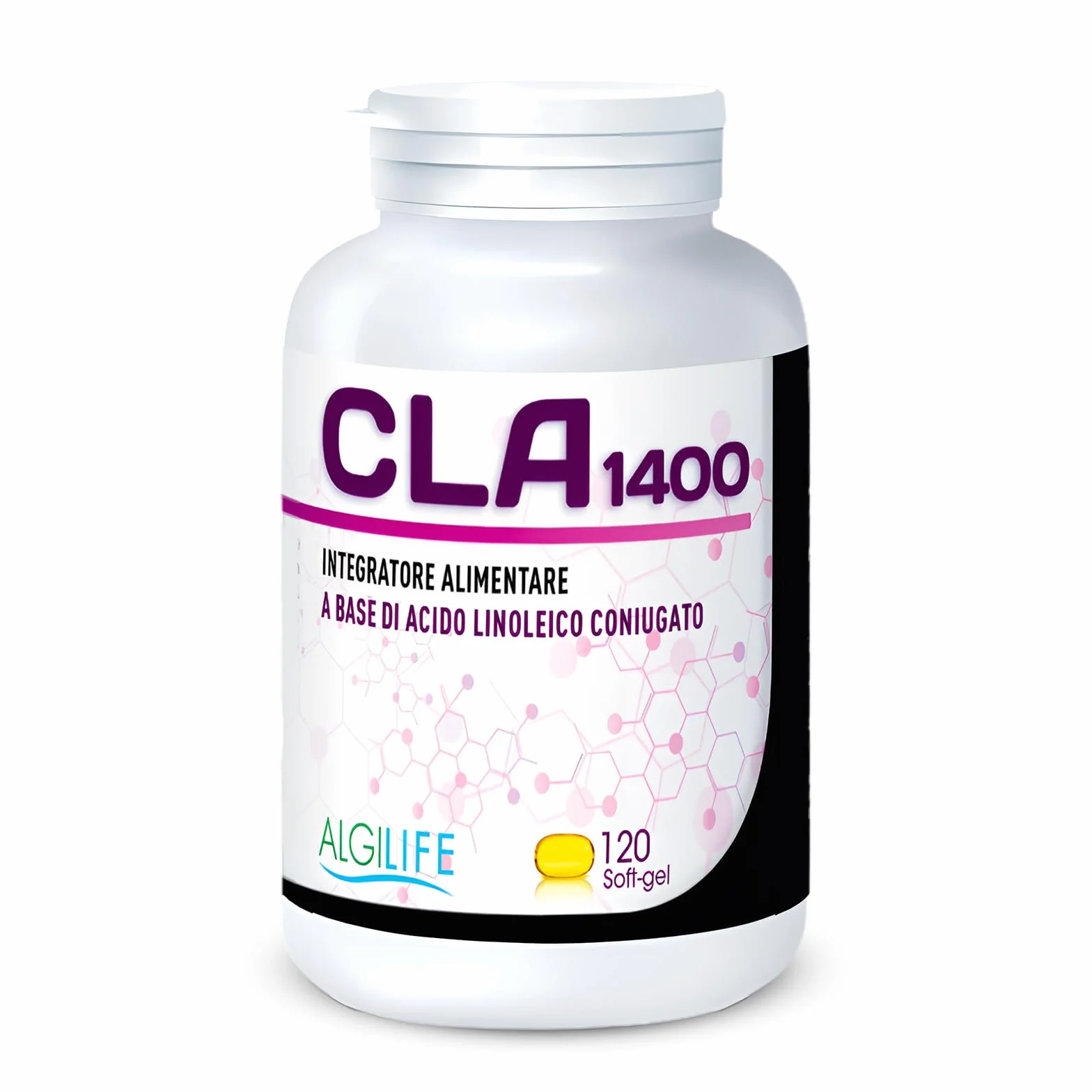 CLA Acido Linoleico Coniugato Olio di Cartamo 3200mg 120 soft-gel Alto Dosaggio