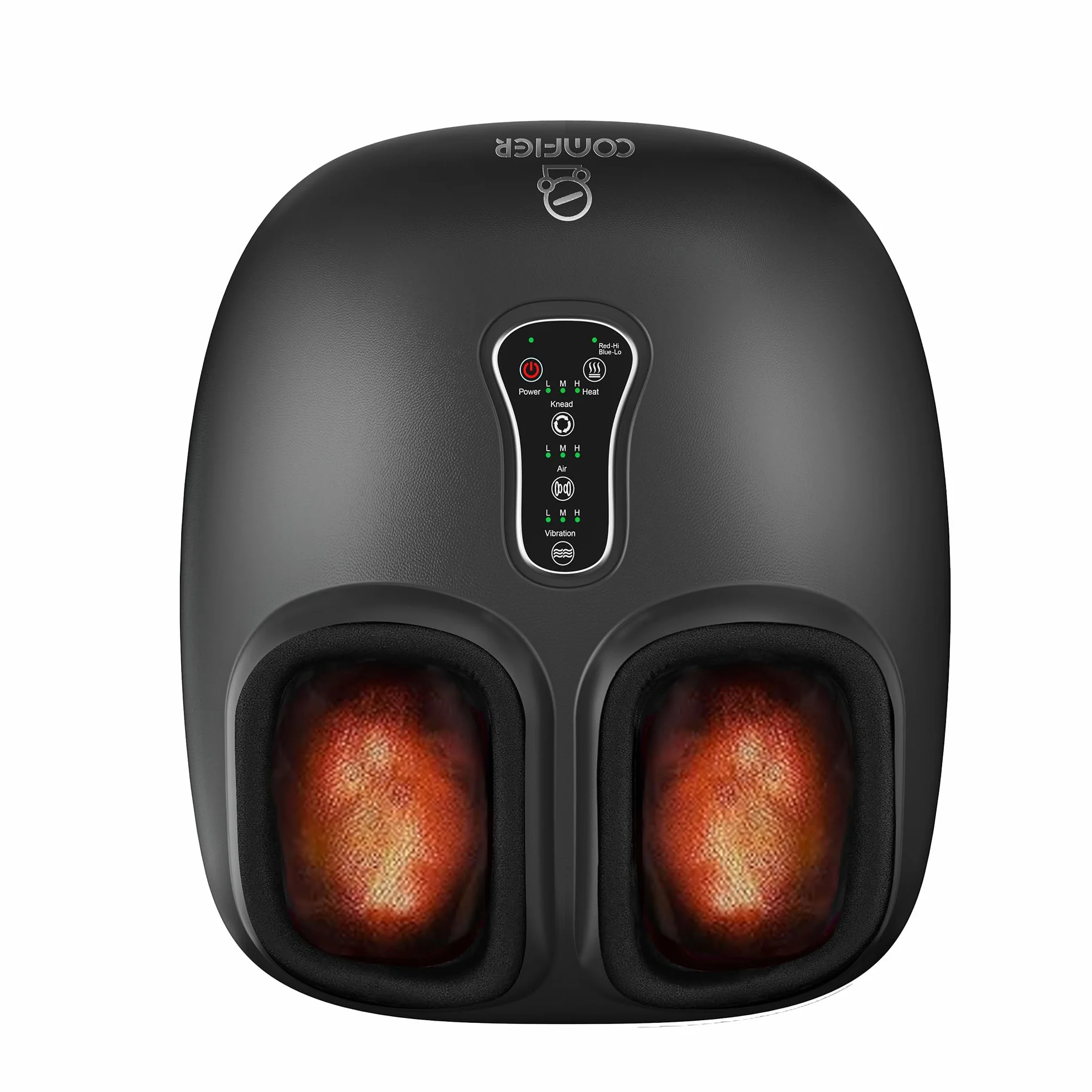 COMFIER Massaggiatore Plantare con Shiatsu, Massaggio Plantare Vibrazionale e Calore - Massaggiatore Piedi per fascite plantare, neuropatia del dolore, Regalo Mamma Papà Donna Uomo