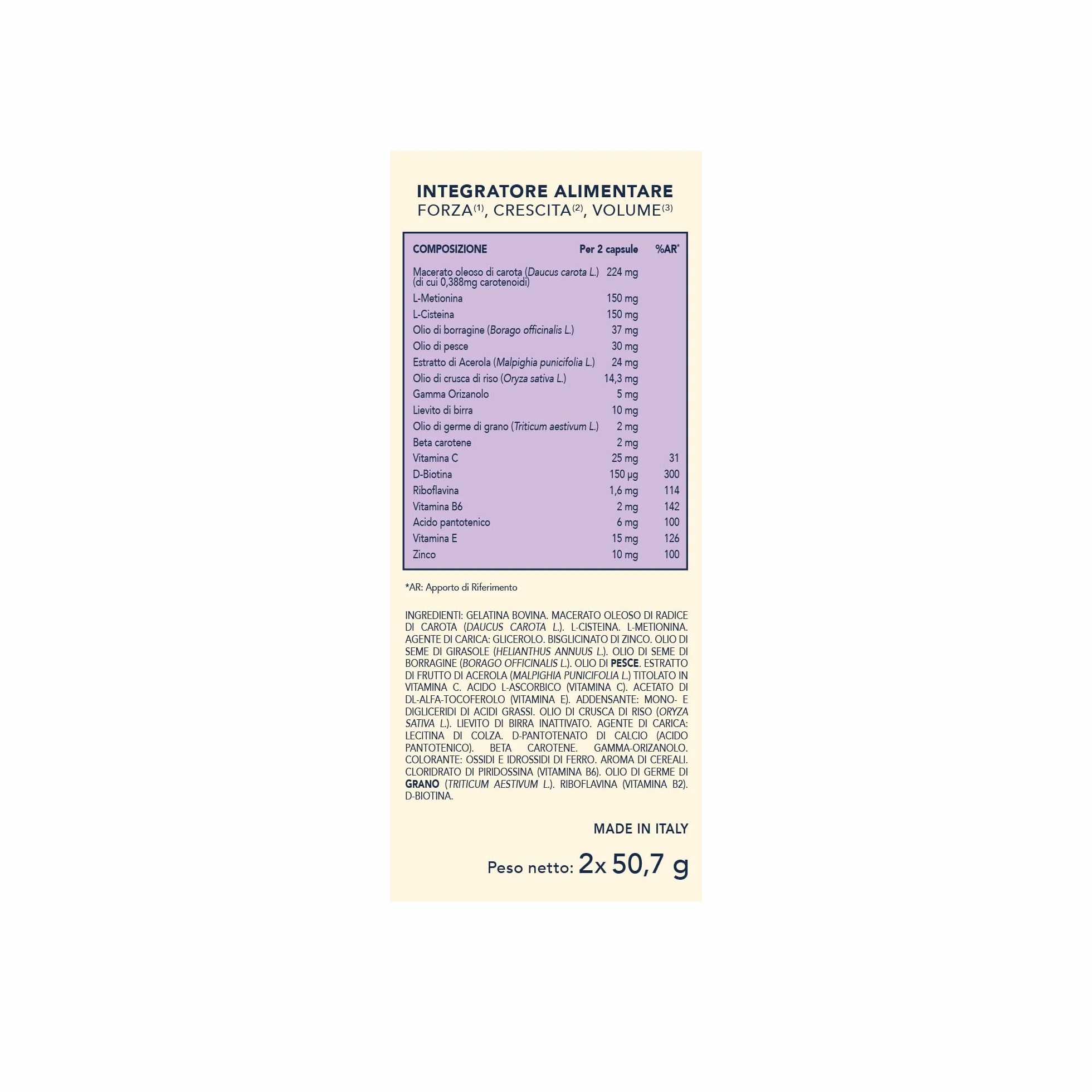 Phyto Phytophanere Integratore Alimentare Per Capelli e Unghie, Crescita e Volume, 180 Capsule