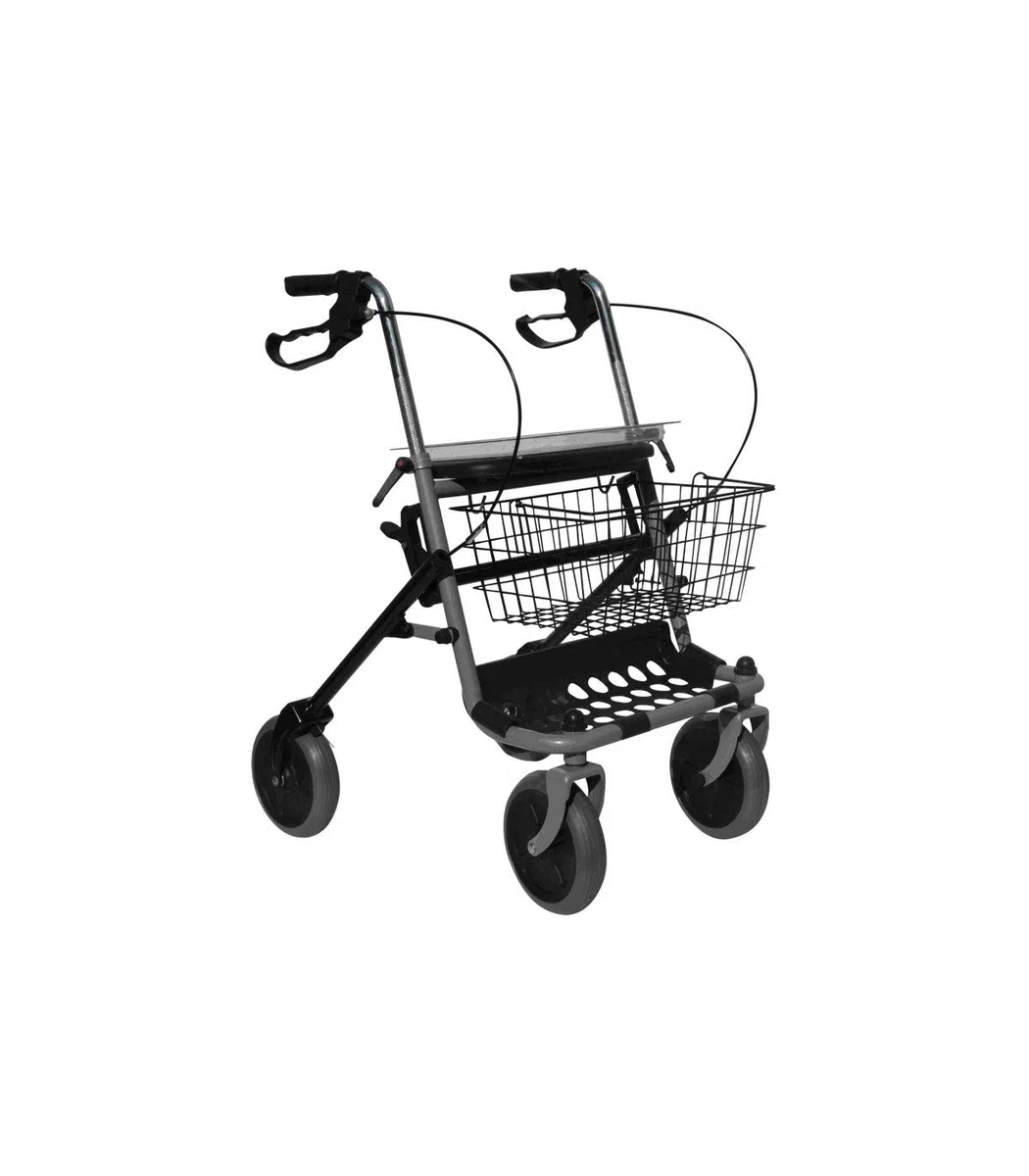 ROLLATOR PIEGHEVOLE IN ACCIAIO VERNICIATO ROMA NEW