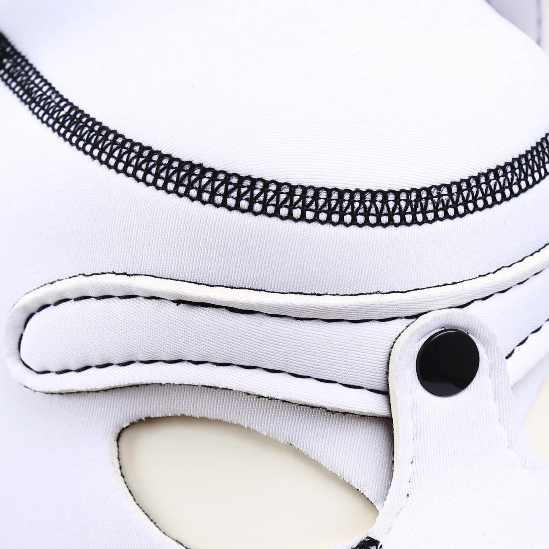 Maschera con cappuccio in neoprene per adulti rimovibile per cosplay