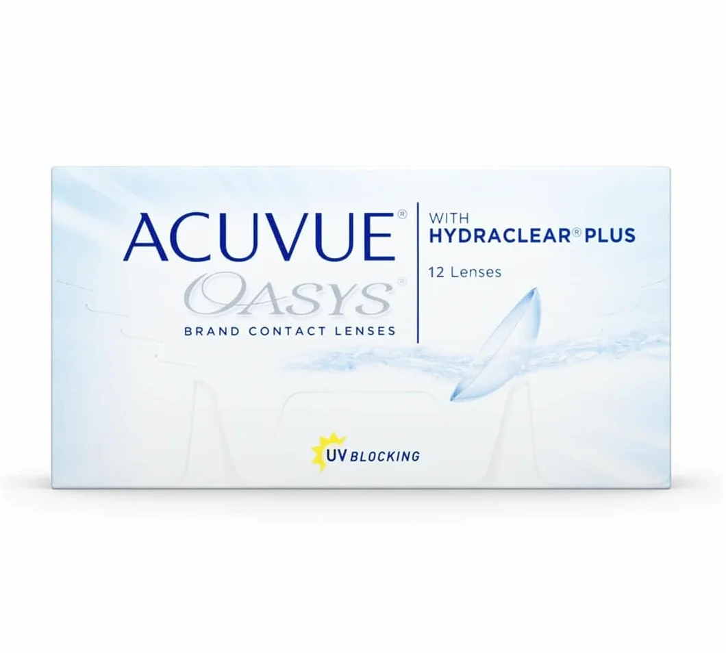 ACUVUE OASYS HYDRACLEAR PLUS Lenti a contatto quindicinali Protezione UV -5.50 BC 8.4 DIA 14.00 12 lenti
